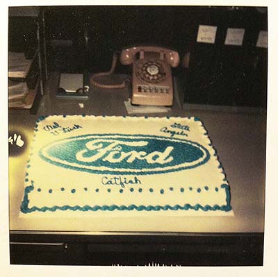 ford retirement cake